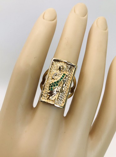 14k gold plated saint - 14k,