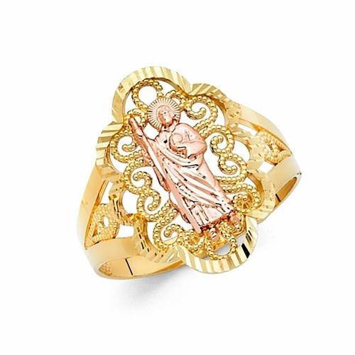 14k solid two tone gold - solid,