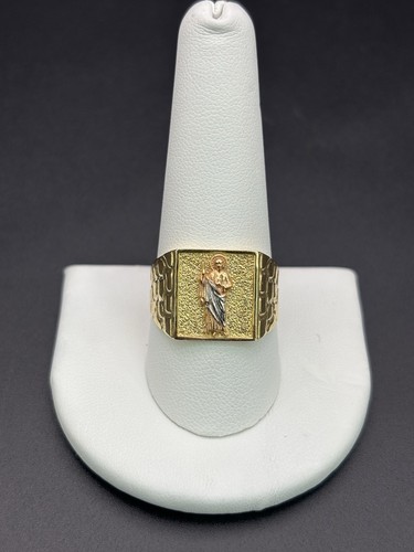 14k solid gold nugget - gold, san